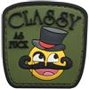 WARAGOD Toppa in PVC di classe come la merda,