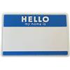 WARAGOD toppa hello my name is pvc patch, blu,