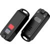 W&G SHIELD Allarme personale con luce led e pulsante di attivazione, nero,