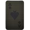WARAGOD Toppa WARAGOD Carte da poker Asso di picche, oliva,