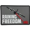 WARAGOD Raining Freedom toppa in pvc, rosso,