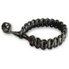 WARAGOD Ilmë bracciale in paracord con chiusura regolabile, verde mimetico,