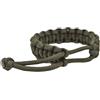 WARAGOD Ilmë bracciale in paracord con chiusura regolabile, verde,