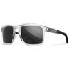 WILEY X WileyX Apex occhiali da sole, captivate grey/ gloss crystal clear,