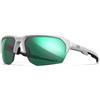WILEY X WileyX Jakl occhiali da sole captivate polarized green mirror/ polished white,
