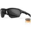 WILEY X WileyX Jakl occhiali da sole, grigio/chiaro/ruggine chiaro/nero opaco,