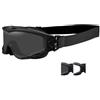 WILEY X WileyX SPEAR occhiali tattici, fumo + lenti trasparenti / montatura nera opaca,