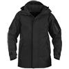 Mil-Tec Giacca da pioggia Gen.II con fodera, nera,