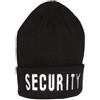 Mil-Tec Berretto a maglia stampato Security Polyacryl, nera,