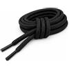 WARAGOD Warstrap Round lacci per scarpe, nero,