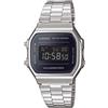 CASIO GSHOCK Casio A168WEM-1EF orologio, argento,
