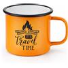 WARAGOD It's Travel Time outdoorový hrnček 355ml, oranžová,