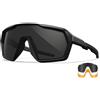 Wiley X Citadel occhiali da sole, Clear/grey/light rust/matte black,