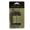 Mil-Tec Co lacci per scarpe cerati, nero 140cm,