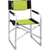 BRUNNER Sedia da campeggio Brunner Captain, grigia/verde,