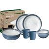 Brunner Set di pentole Tuscany 8 pezzi, blu,