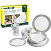 Brunner Melamine Set Tulip sada kuchynského riadu, biela,