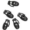 Mil-Tec estremità del cordino Garnet 10 pezzi, nero,