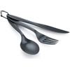 GSI Outdoors Set di posate ad anello, grigio,