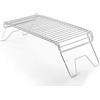 GSI Outdoors Griglia pieghevole in acciaio inox per fuoco all'aperto,