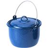 GSI Outdoors Bollitore convesso smaltato da 2,8 l, blu,