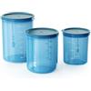 GSI Outdoors Infinity set di contenitori per alimenti in plastica, blu chiaro,