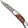 Haller Damast Coltello di sopravvivenza con acciaio damascato Damast-Tame Wurzelholz 71Lagen 80623,