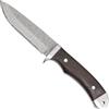 Haller coltello in damasco con lama fissa, wengé,