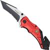 Haller Coltello di chiusura di soccorso, rosso,