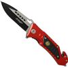Haller Rescue coltello, rot,