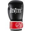 BENLEE Carlos guanti da boxe, neri e rossi,