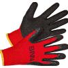 BENNON Manos guanti di protezione, nero/rosso,