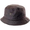 Origin Outdoors Cappello turistico schiacciabile in pelle di petrolio, marrone,