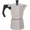 Origin Outdoors Macchina da caffé espresso per 6 tazze, acciaio inox,