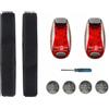 Origin Outdoors LED Clip Light, rosso 2 pezzi,