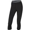 Husky Merino Thermal Underwear Pantaloni 3/4, neri,