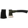 Fox Outdoor Deluxe axe, piccola, manico in fibra di vetro, verde OD,