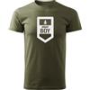 DRAGOWA Maglietta corta army boy, oliva 160g/m2,