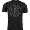 DRAGOWA Molon Labe t-shirt a maniche corte, nero,