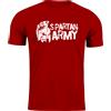 DRAGOWA Aristón t-shirt a maniche corte spartan army 160 g/m², rosso,