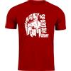 DRAGOWA maglietta corta spartan army León 160 g/m², rosso,