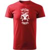 DRAGOWA T-shirt corta forze speciali 160g/m2, rosso,
