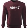 DRAGOWA AK-47 felpa da uomo 300 g/m², bordeaux,