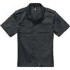 Brandit US camicia a maniche corte, nero,