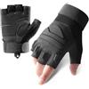 DRAGOWA Tactical Yankee Guanti tattici corti, neri,