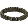 Mil-Tec Bracciale in Paracord di sopravvivenza 15 mm, oliva,