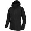 Helikon-Tex Cumulus felpa in pile con cappuccio da donna, nero,