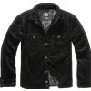 Brandit Giacca di velluto a coste, nera,