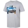 HUSKY Skyline t-shirt di cotone da uomo, grigio,