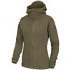 Helikon-Tex Cumulus felpa in pile con cappuccio da donna, Taiga green,
